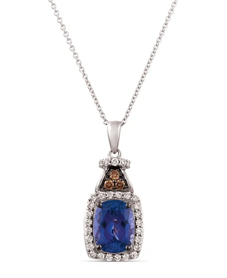 Le Vian Blueberry Tanzanite (2 ct. t.w.) & Diamond (1/3 18" Pendant Necklace 14K Gold (Also Available White Gold)