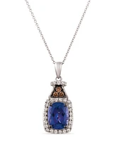 Le Vian Blueberry Tanzanite (2 ct. t.w.) & Diamond (1/3 18" Pendant Necklace 14K Gold (Also Available White Gold)