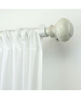 Rhinebeck Rustic Faux Wood 86"-120" Adjustable Curtain Rod