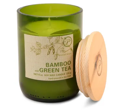Paddywax Bamboo & Green Tea Candle, 8 oz.
