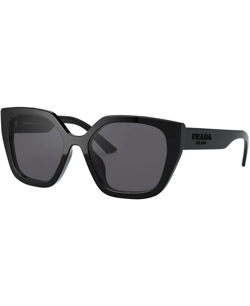 Prada Monochrome Rectangular Women's Sunglasses