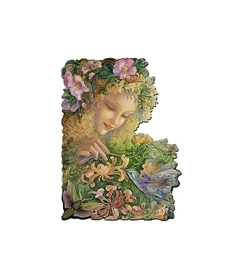 Designocracy Honeysuckle Wall Decor and Over The Door Wooden Hanger by Josephine Wall