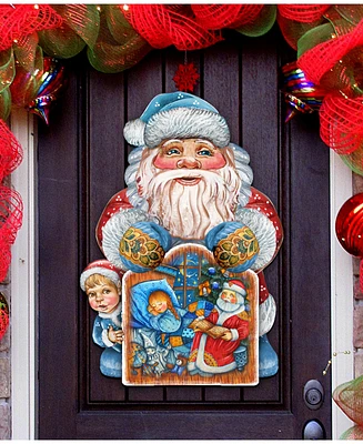 Designocracy Christmas Night Door Hanger