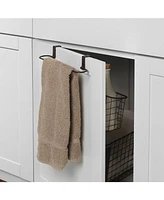 Spectrum Grid Over The Cabinet Towel Bar Medium Basket