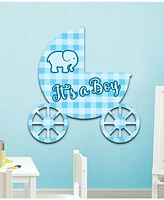 Designocracy Its A Boy Door Hanger Over The Door Wooden Hanger