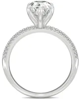Charles & Colvard Moissanite Pear Engagement Ring (2-3/8 ct. t.w. Dew) 14k White Gold