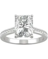 Charles & Colvard Moissanite Radiant Engagement Ring (2-7/8 ct. t.w. Dew) 14k White Gold