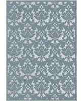 Closeout! Edgewater Living Bourne Devonshire Bluestone 7'9" x 10'10" Outdoor Area Rug