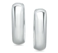 Giani Bernini Wide Polished Hoop Earrings in Sterling Silver, Created for Macy's