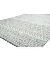 Closeout! Bb Rugs Taron Val-08 Silver 2'6" x 8' Runner Rug