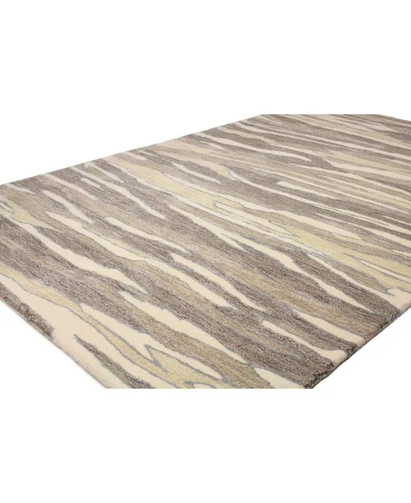 Bb Rugs Downtown Tud- Beige 5'6" x 8'6" Area Rug