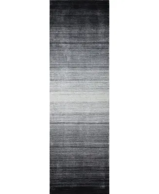 Bb Rugs Land Lnd-01 Gray 2'6" x 10' Runner Rug