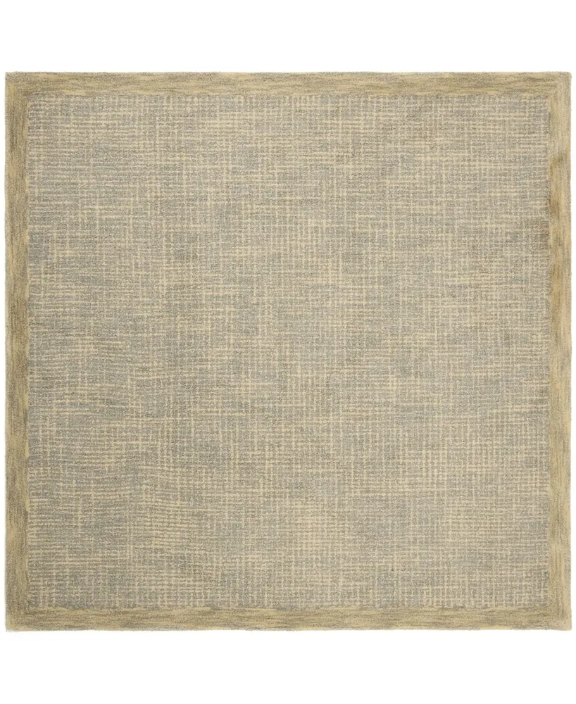 Safavieh Abstract Gold and 6' x 6' Square Area Rug