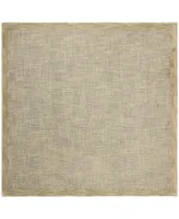 Safavieh Abstract Gold and 6' x 6' Square Area Rug