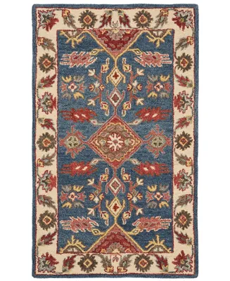 Safavieh Antiquity At506 Blue and Red 3' x 5' Area Rug