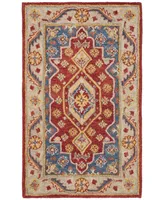 Safavieh Antiquity At503 Red and Blue 4' x 6' Area Rug