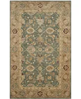 Safavieh Antiquity At849 Teal and Taupe 5' x 8' Area Rug