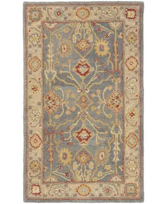 Safavieh Antiquity At314 Blue and Ivory 5' x 8' Area Rug