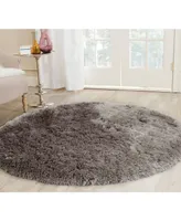 Safavieh Arctic Shag Sg270 Gray 5' x 5' Round Area Rug