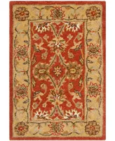 Safavieh Antiquity At249 Rust and Gold 2' x 3' Area Rug