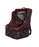 J L childress Disney Baby Ultimate Padded Backpack Car Seat Travel Bag, Mickey