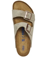 Birkenstock Men's Arizona Suede Leather Soft Footbed Casual Sandals from Finish Line