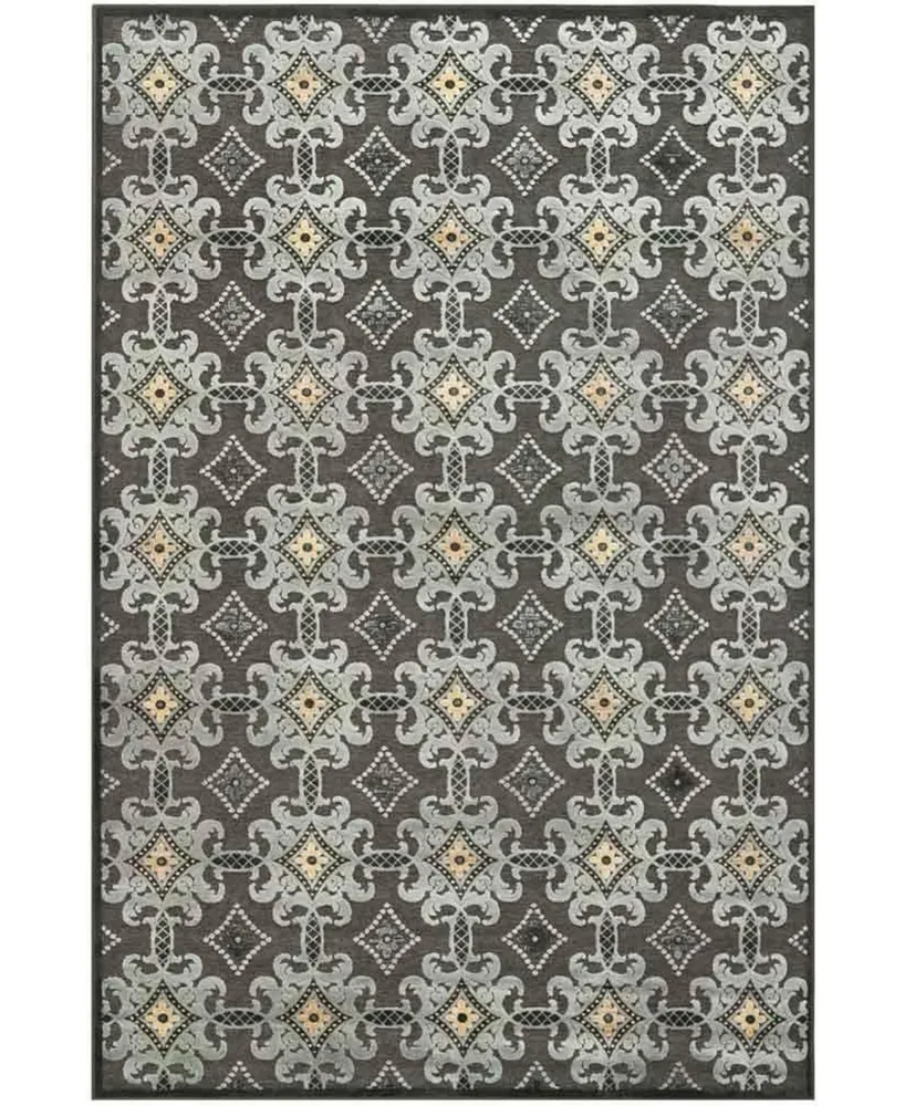 Martha Stewart Collection MSR74303 Onyx 3'3" x 5'3" Area Rug