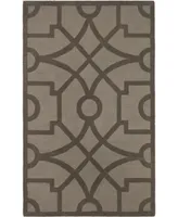 Martha Stewart Collection Fretwork MSR4612A Gray 9' x 12' Area Rug