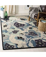 Martha Stewart Collection Poppy MSR4872B Blue 9' x 12' Area Rug