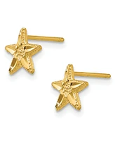 Star Stud Earrings in 14k Gold