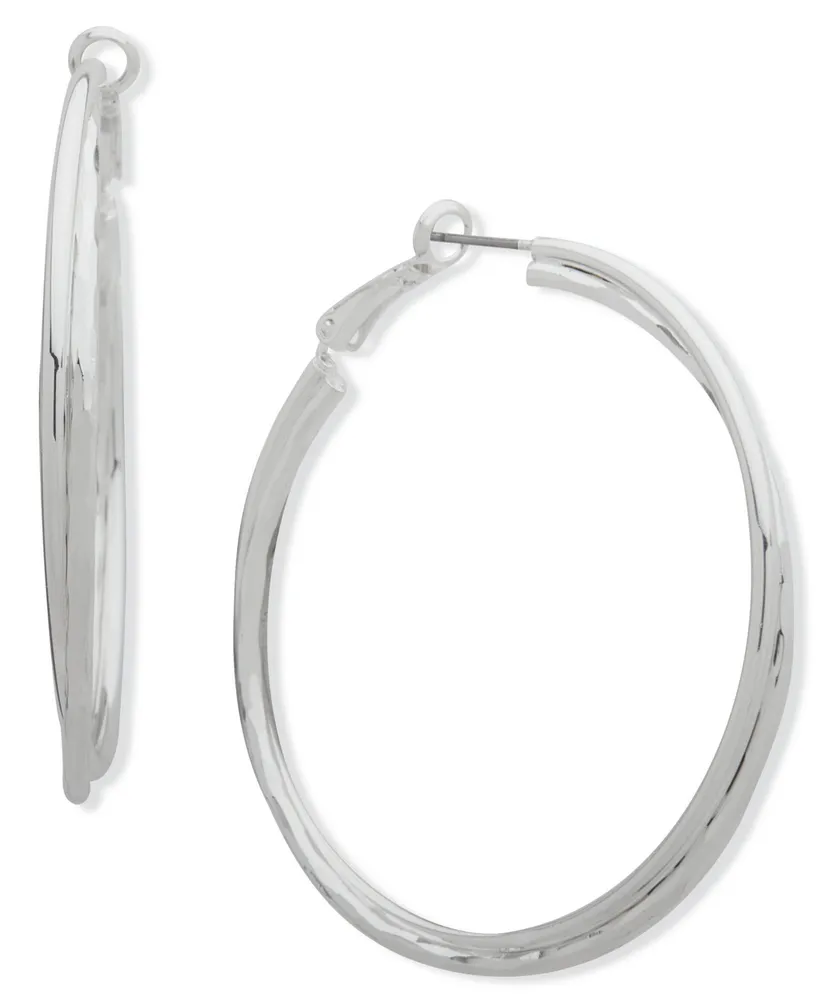 Nine West Large Hoop Earring - Silver