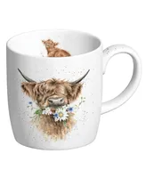 Royal Worcester Wrendale Designs Daisy Coo Mug - Set of 4