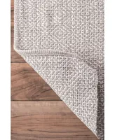 nuLoom Lorretta HMCO6B Taupe 5' x 8' Area Rug