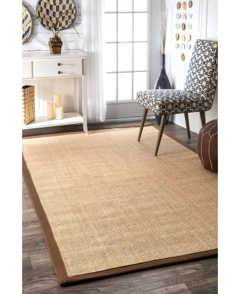 nuLoom Orsay ZHSS01E Brown 8' x 10' Area Rug