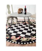 nuLoom Angla 6' x 6' Round Area Rug