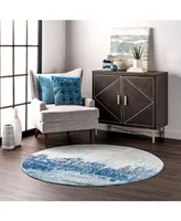 nuLoom Alayna RZBD51A Blue 5' x 7'5" Area Rug