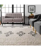 nuLoom Mackie GCDI03A Ivory 4' x 6' Area Rug