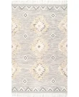 nuLoom Savannah SPMO01D Silver 5' x 8' Area Rug