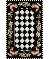 nuLoom Angla HJHK01A Black 8'6" x 11'6" Area Rug