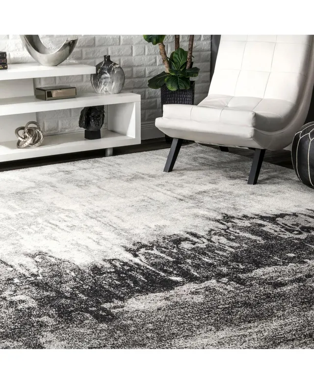 NuLoom Alayna RZBD51C Black 3' x 5' Area Rug