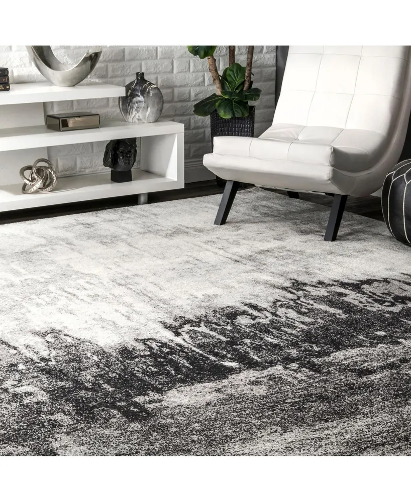 nuLoom Alayna RZBD51C Black 3' x 5' Area Rug