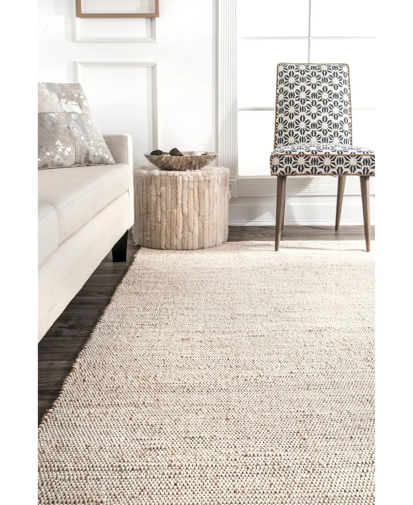 nuLoom Elfriede HMMT01A Neutral 2'6" x 4' Area Rug