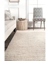 nuLoom Elfriede HMMT01A Neutral 7'6" x 9'6" Area Rug