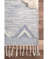 nuLoom Savannah SPMO01C Blue 5' x 8' Area Rug