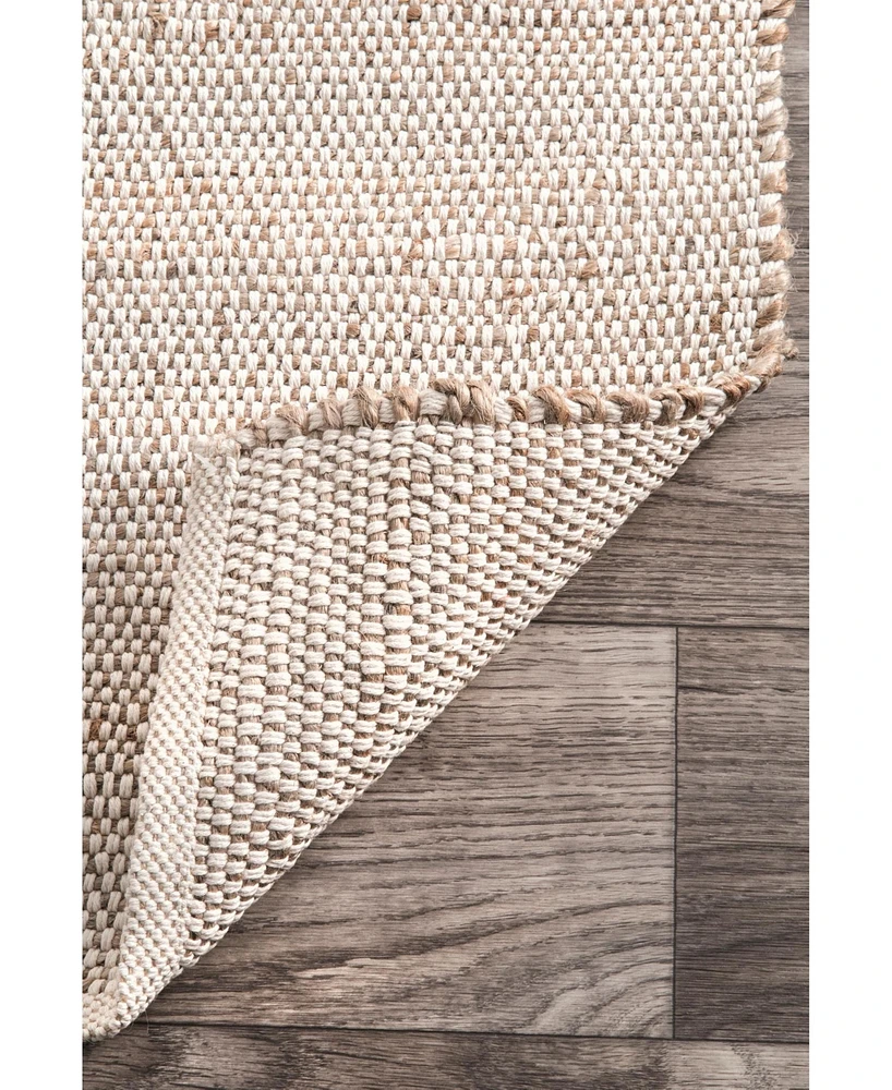 nuLoom Elfriede HMMT01A Neutral 5' x 8' Area Rug