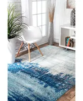 nuLoom Alayna RZBD51A Blue 5' x 8' Area Rug