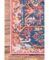 nuLoom Sherita DISA05B Red 2'8" x 8' Runner Rug