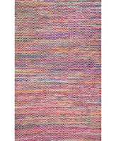 nuLoom Rochell VIAG01A Pink 6' x 9' Area Rug