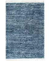 nuLoom Brooke KKEL04C Blue 7'10" x 11' Area Rug