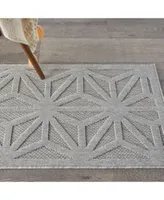 Nourison Home Cozumel Czm01 Silver Rug